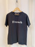 2404008 ST French Logo Tee - Charcoal